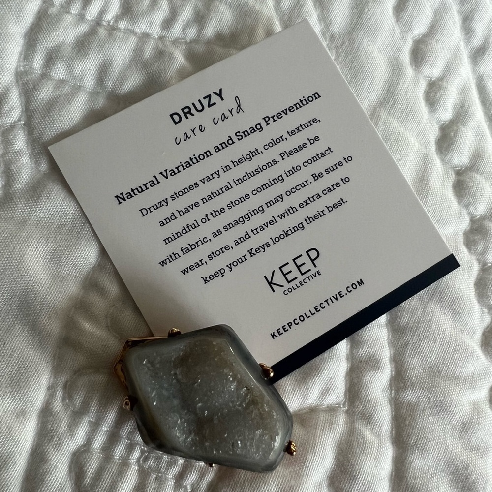 KEEP Collective Druzy Key